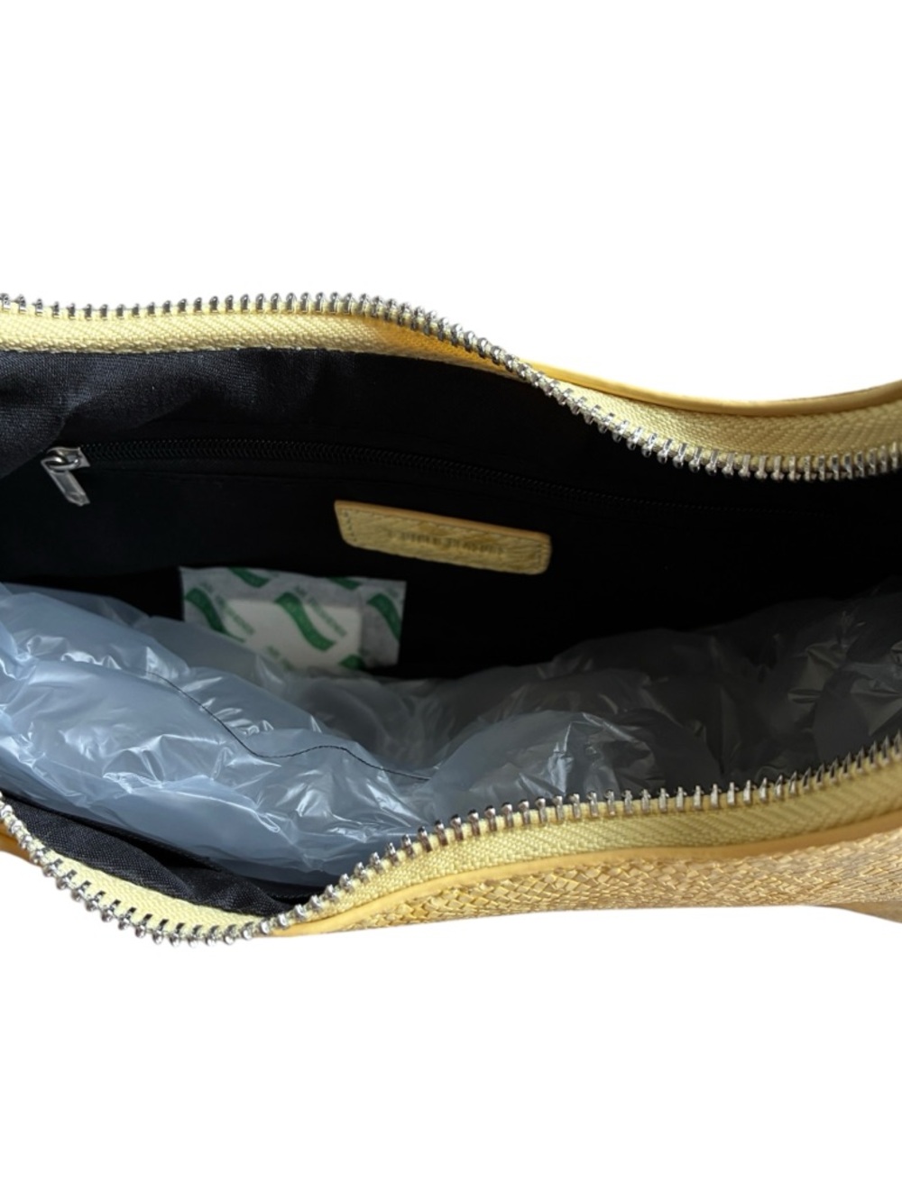 8 Other Reasons Gia Mini Shoulder Bag Yellow Snakeskin Metallic NWT - Picture 5 of 11